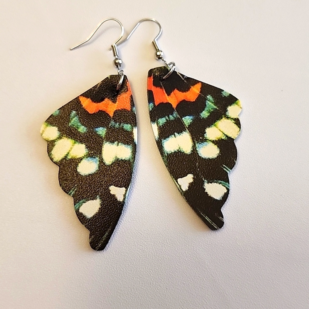 BUTTERFLY  Wing Earrings Butterfly Wing Spring Summer Fall